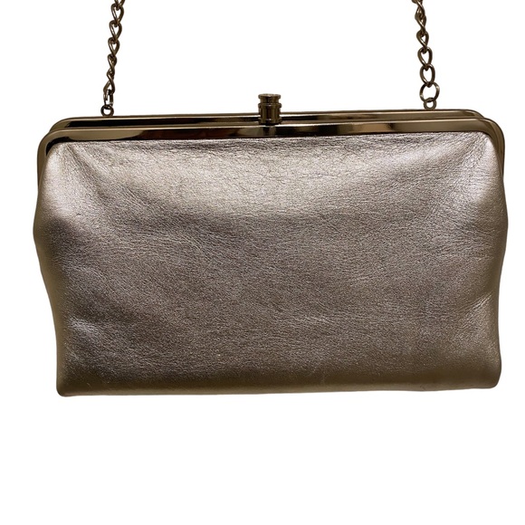 HOBO Handbags - HOBO Leanne Leather Crossbody Silver NWT